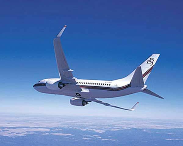 Boeing Business Jet 1 (BBJ1) In Geneva Switzerland