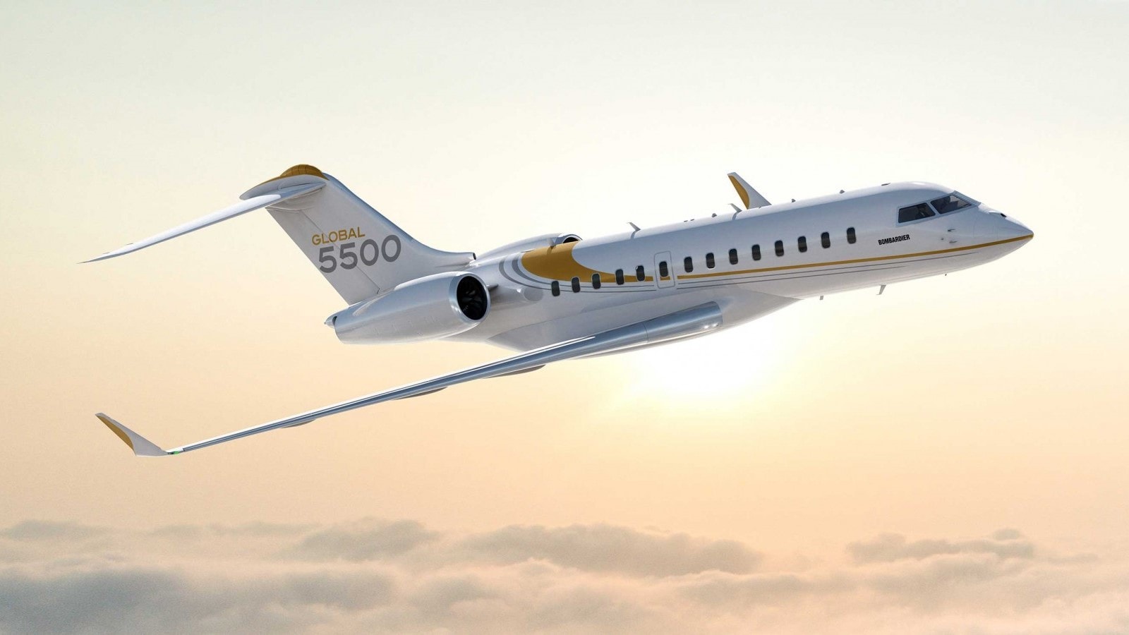 Bombardier Global 5500 In Geneva Switzerland