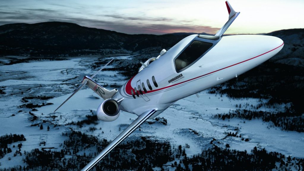 Bombardier Learjet 70 In Geneva Switzerland