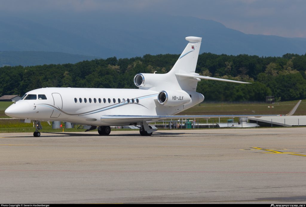 Dassault Falcon 7X In Geneva Switzerland