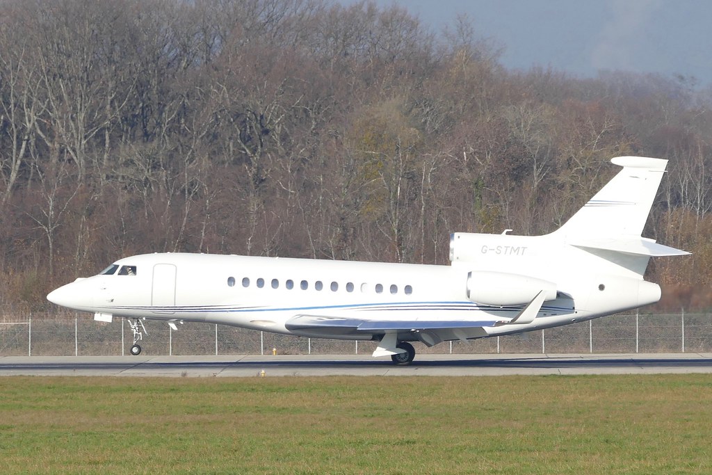 Dassault Falcon 7X In Geneva Switzerland